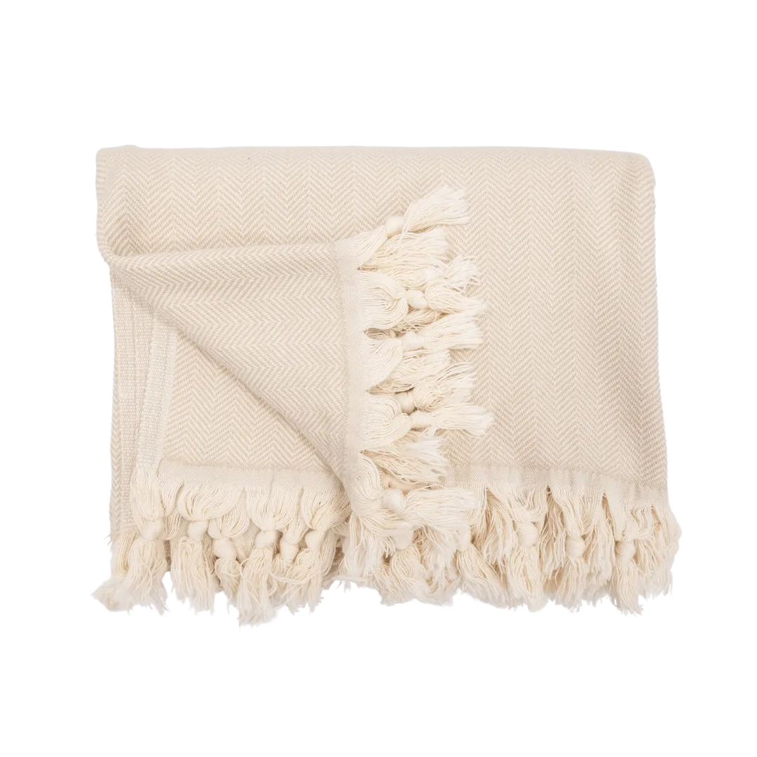 Fouta Throw | Beige 140x200cm