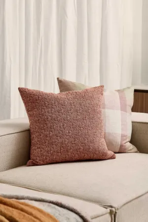 Fowler Pink / Red Feather Cushion