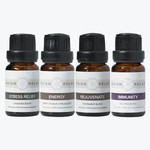 Gaiam Relax Essential Oils - 4 Pack