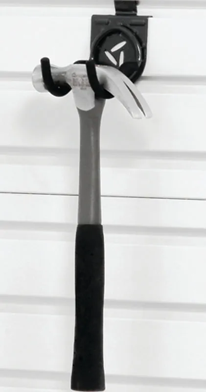 Gladiator GAWUXXSCRH Scoop Hook, 25 lb, Steel, Granite, Powder-Coated :EA: QUANTITY: 1