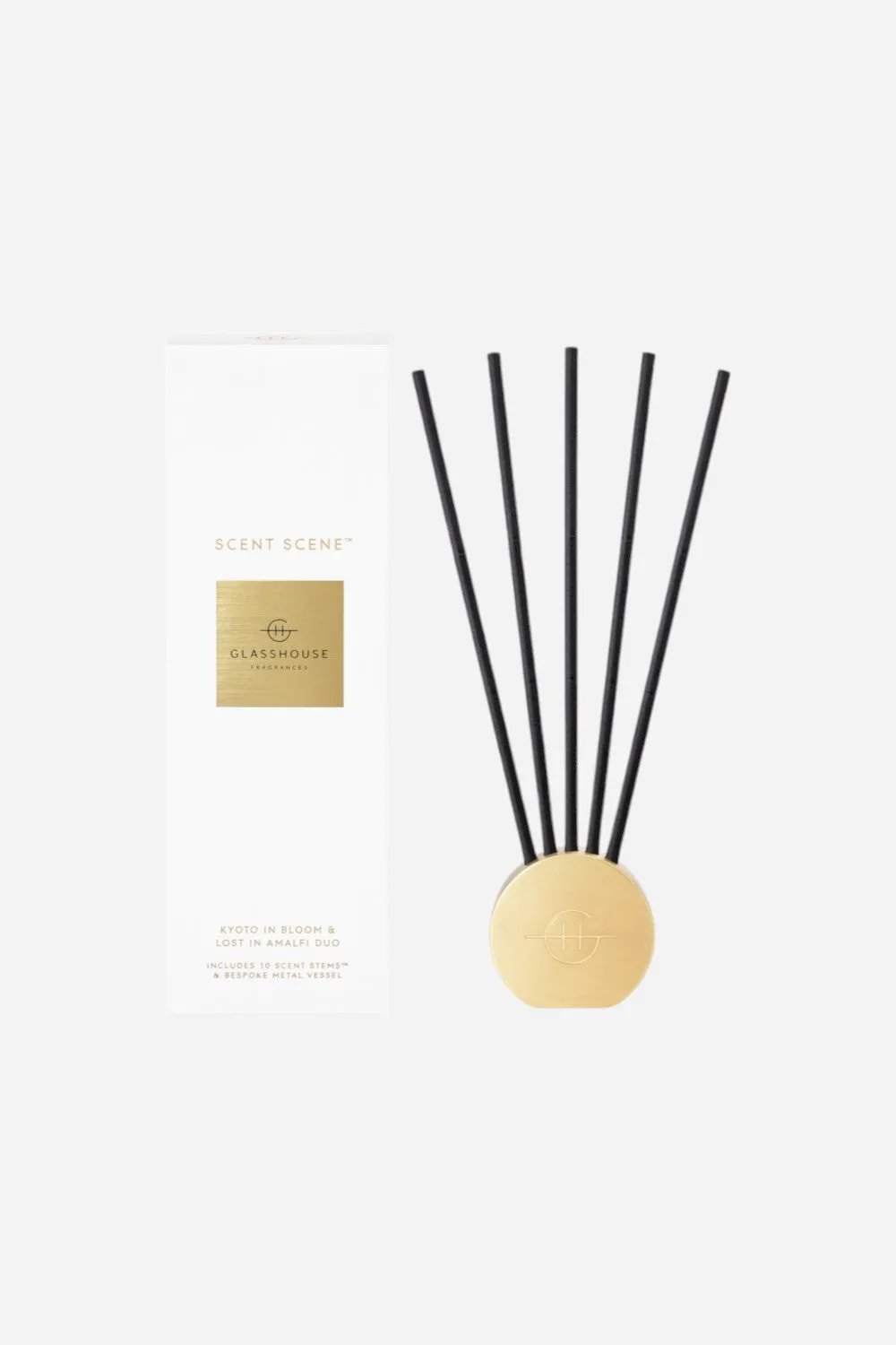 Glasshouse Scent Scene Duo- Lost In Amalfi and Kyoto in Bloom Assorted Fragrances