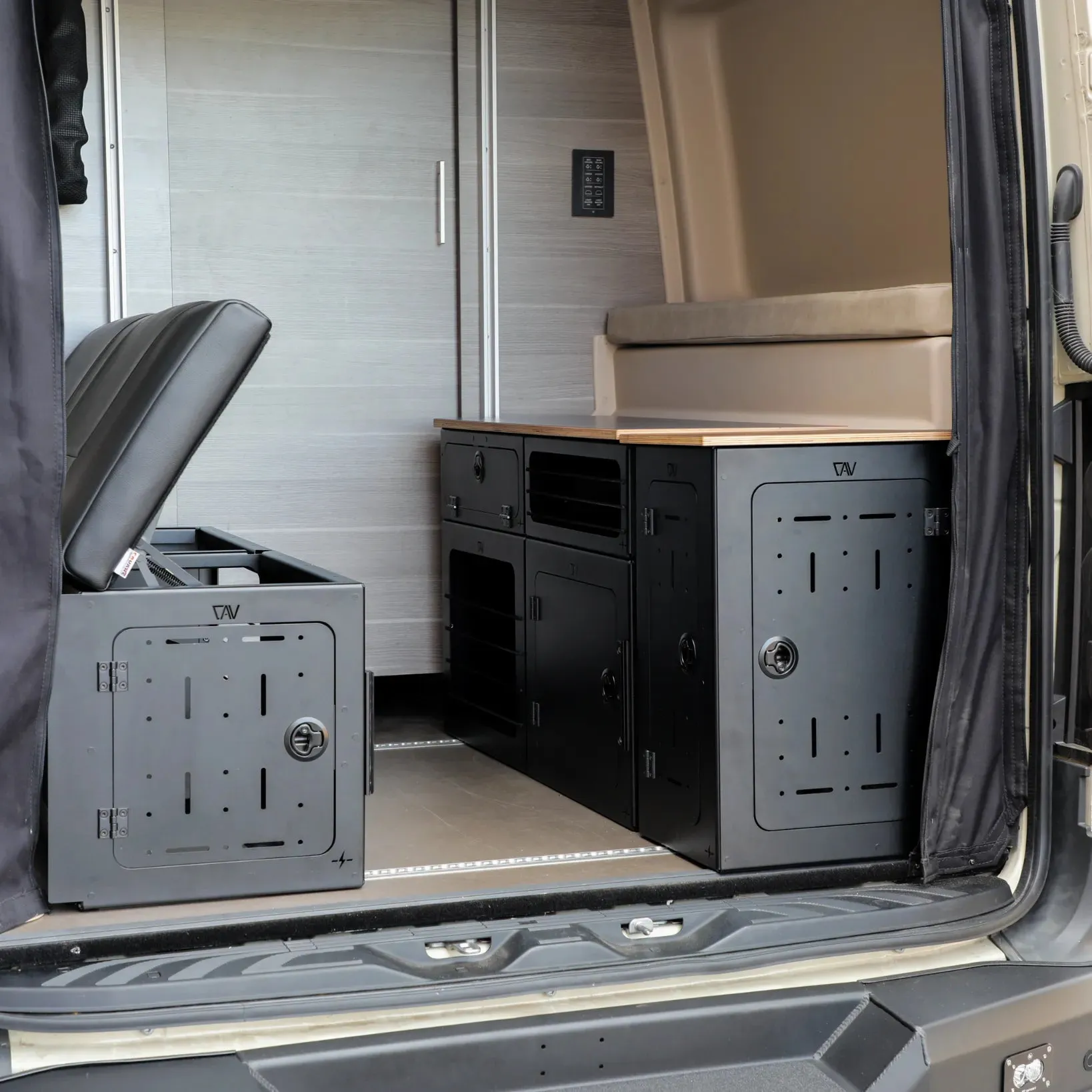 GLSS™ Driver and Passenger PRO – Storage System Set For Jayco Terrain / Entegra Launch