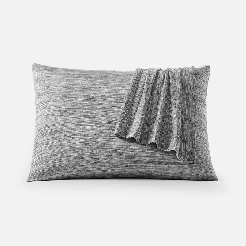 Gray Summer Naked Sleep Cool Comfort & Pillowcase Set Bundle