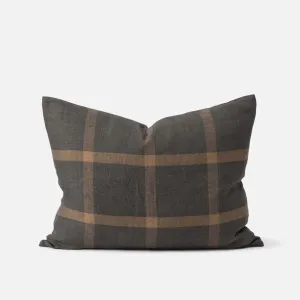 Grid Woven Linen Cushion (Multi) - 65 x 50 cm
