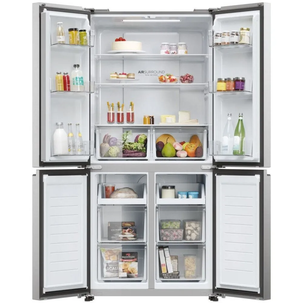 Haier HCR3818ENMM Freestanding American Style Refrigeration - Inox