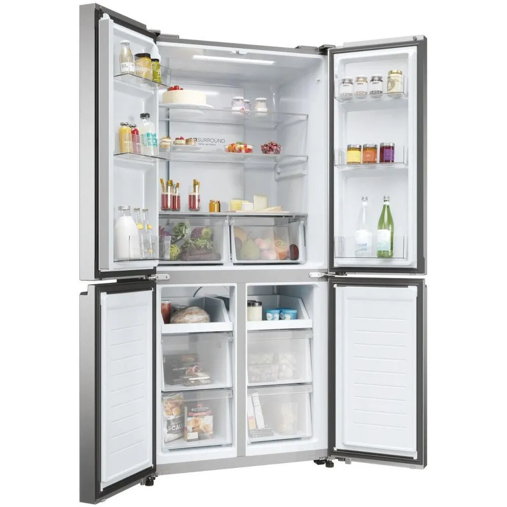 Haier HCR3818ENMM Freestanding American Style Refrigeration - Inox