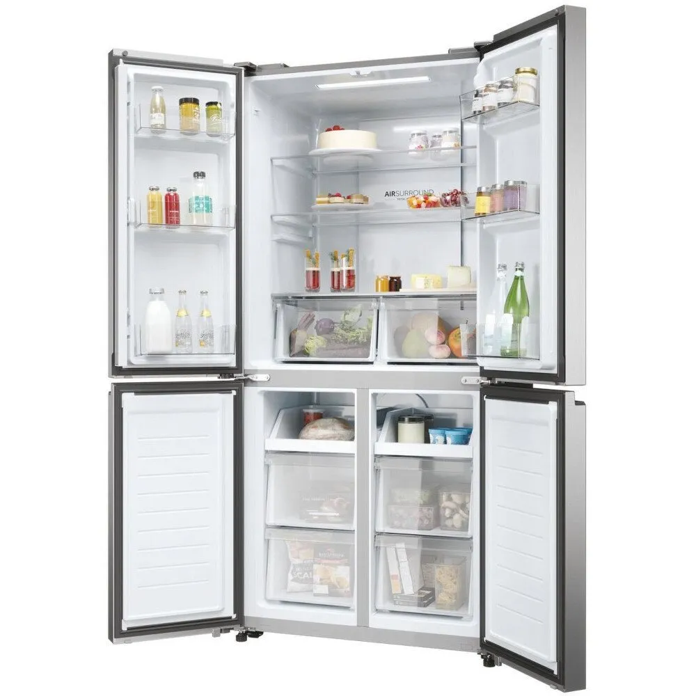 Haier HCR3818ENMM Freestanding American Style Refrigeration - Inox
