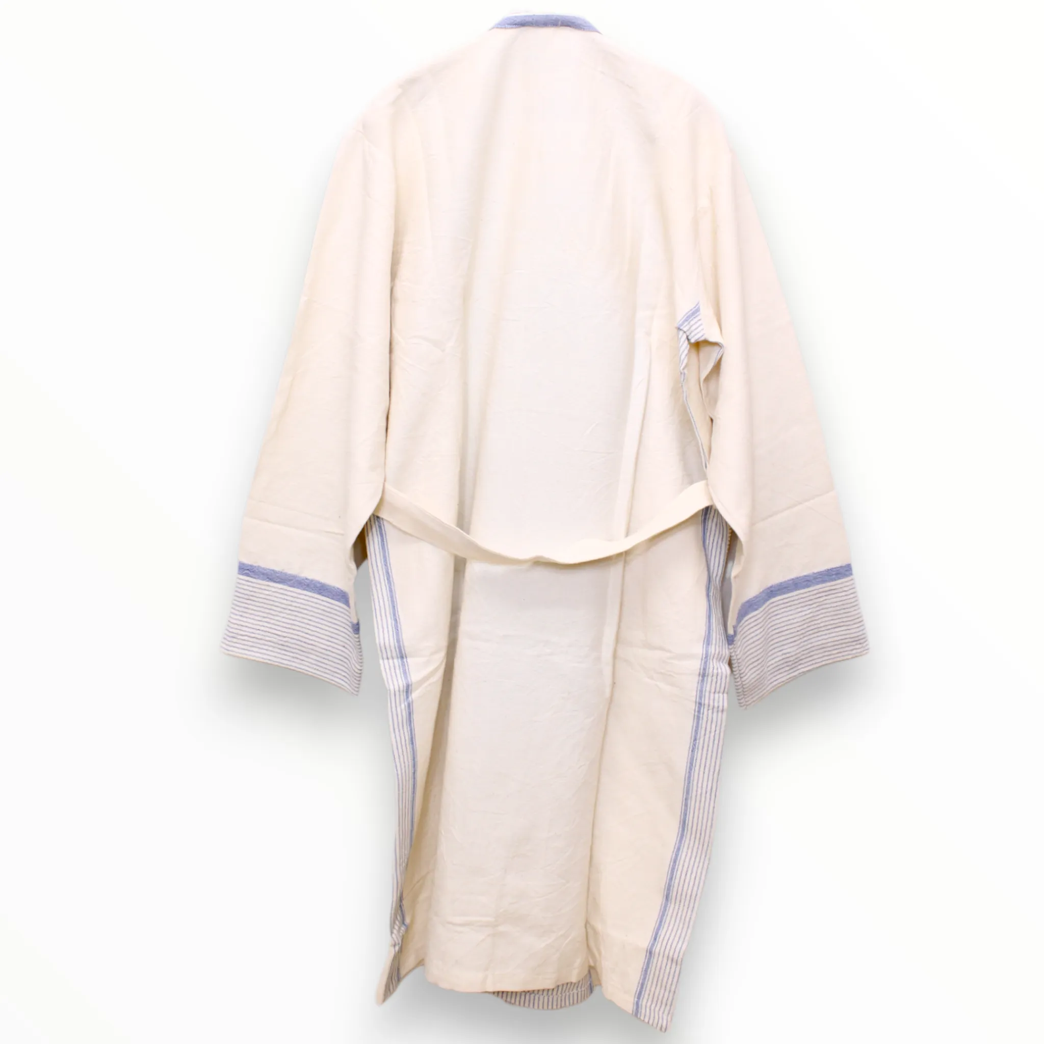 Hand Woven Linen Unisex Turkish Towel Pestemal Bathrobe