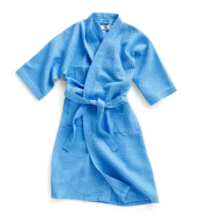HAY Waffle Bathrobe in Sky Blue