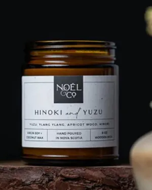 Hinoki & Yuzu Scented Candle