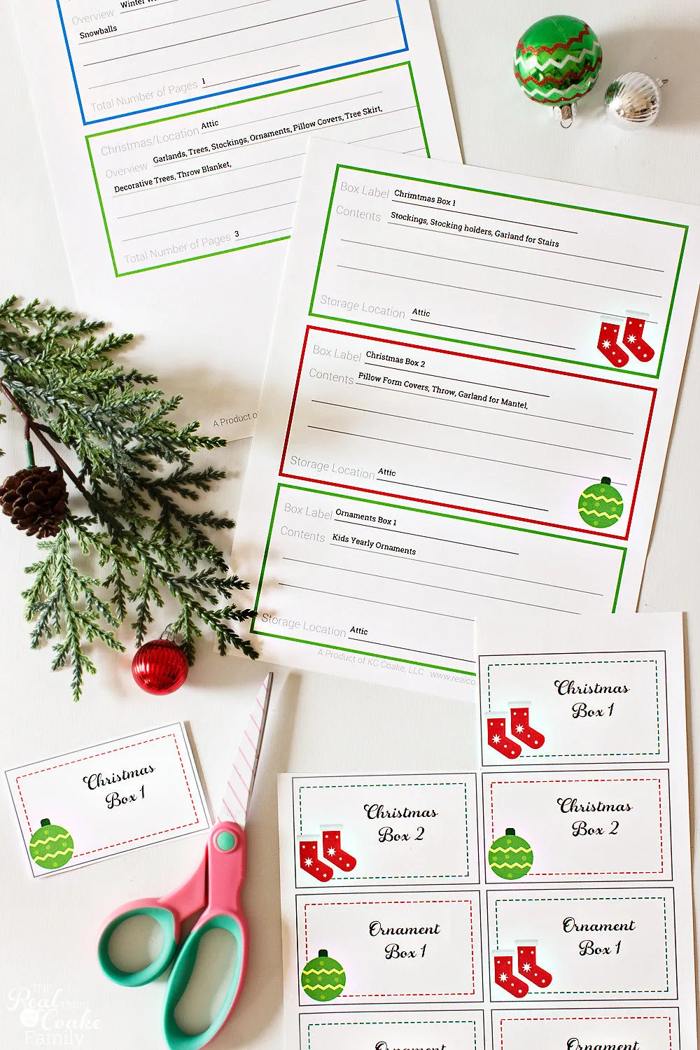 Holiday Storage Organization System