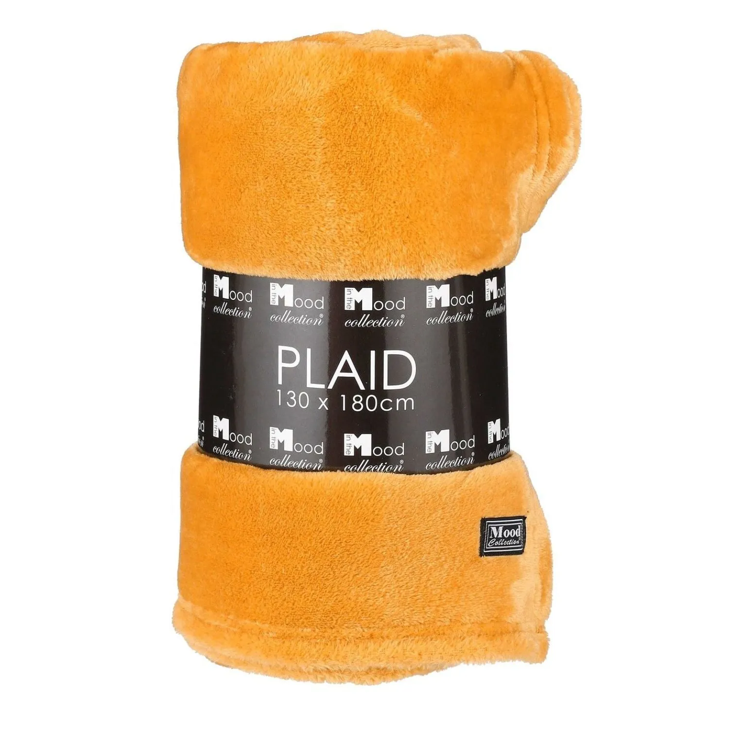 In The Mood 180cm Yellow Famke Fleece Throw