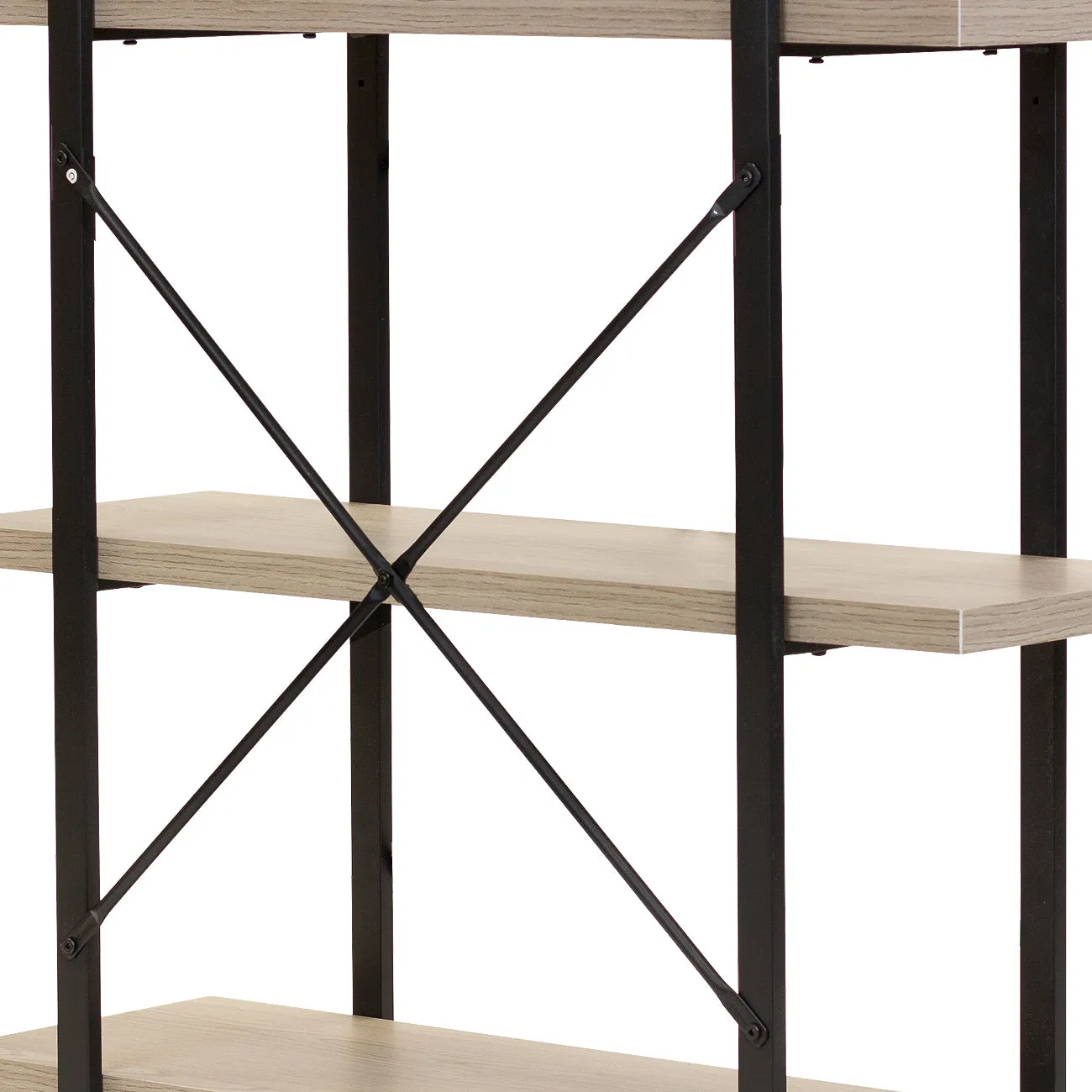Industrial Bookshelf (4 Tier)
