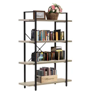 Industrial Bookshelf (4 Tier)