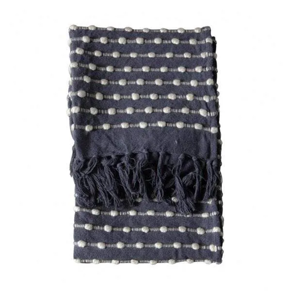 Julio Loop Throw Black/Cream