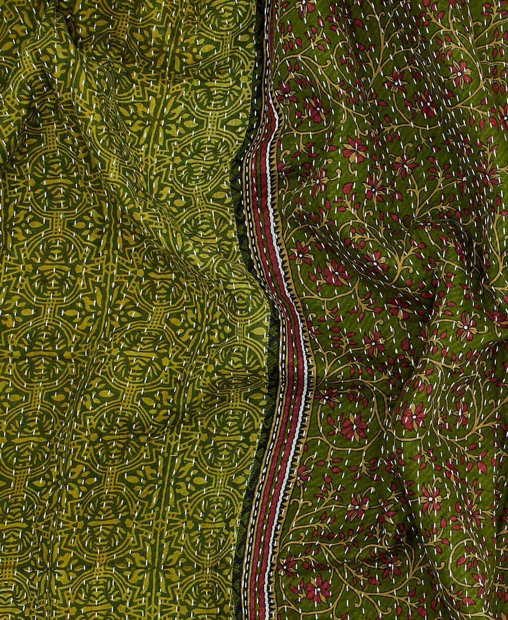 Kantha Quilt Throw - No. 240312