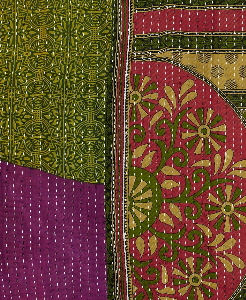 Kantha Quilt Throw - No. 240312