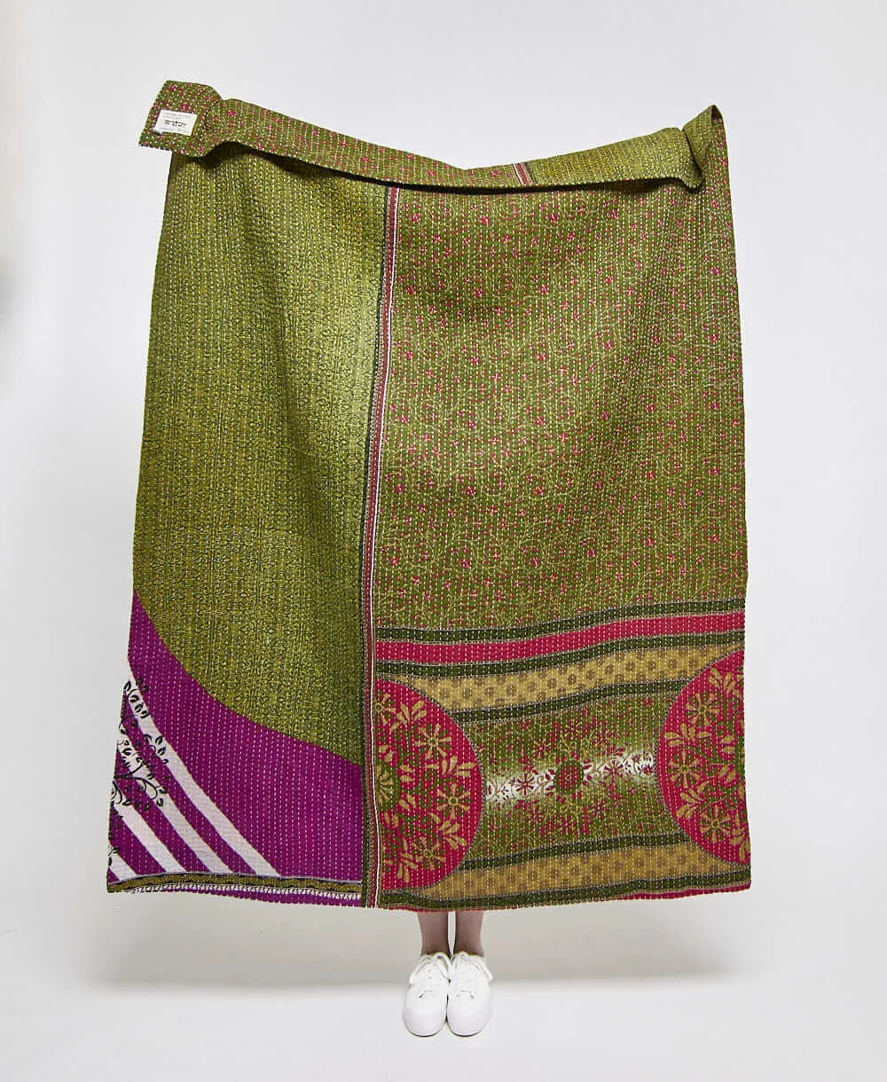 Kantha Quilt Throw - No. 240312