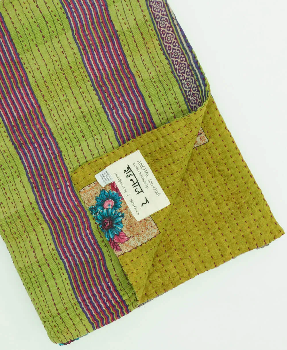 Kantha Quilt Throw - No. 240535