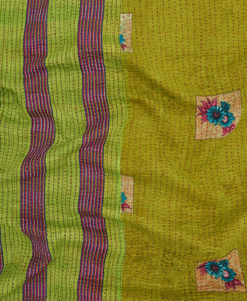 Kantha Quilt Throw - No. 240535