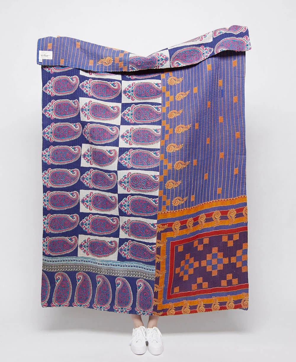 Kantha Quilt Throw - No. 240608