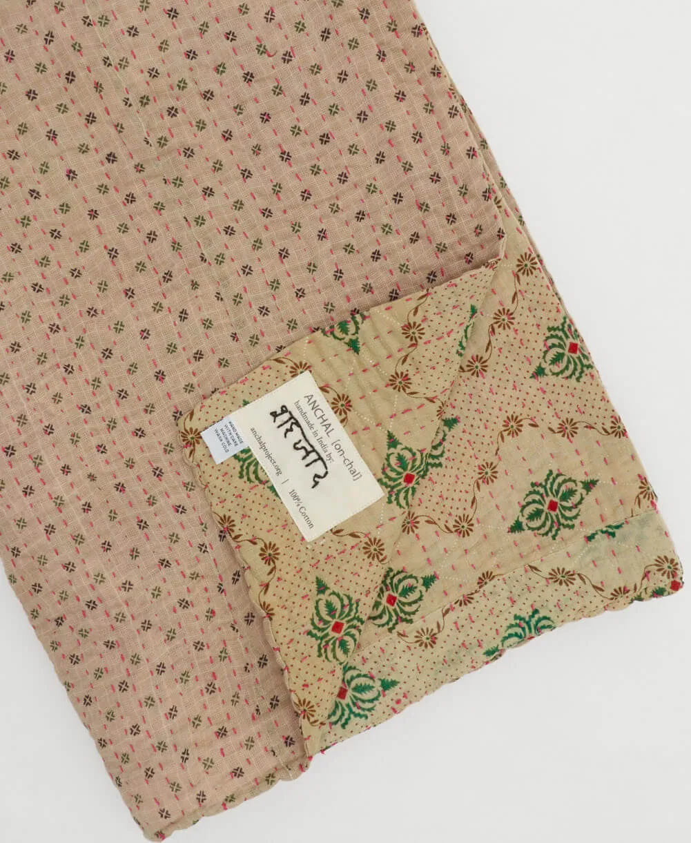 Kantha Quilt Throw - No. 240638