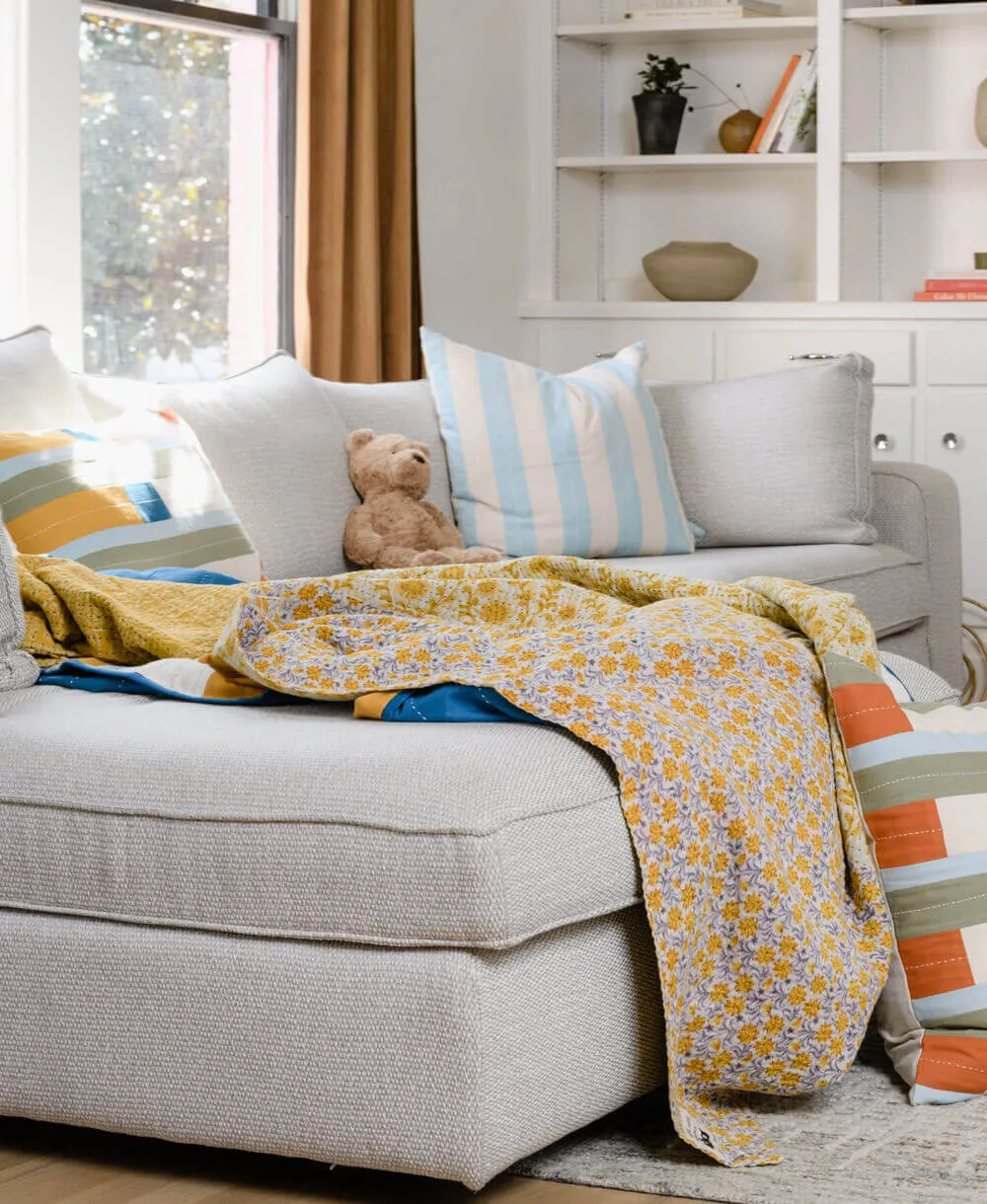 Kantha Quilt Throw - No. 240638