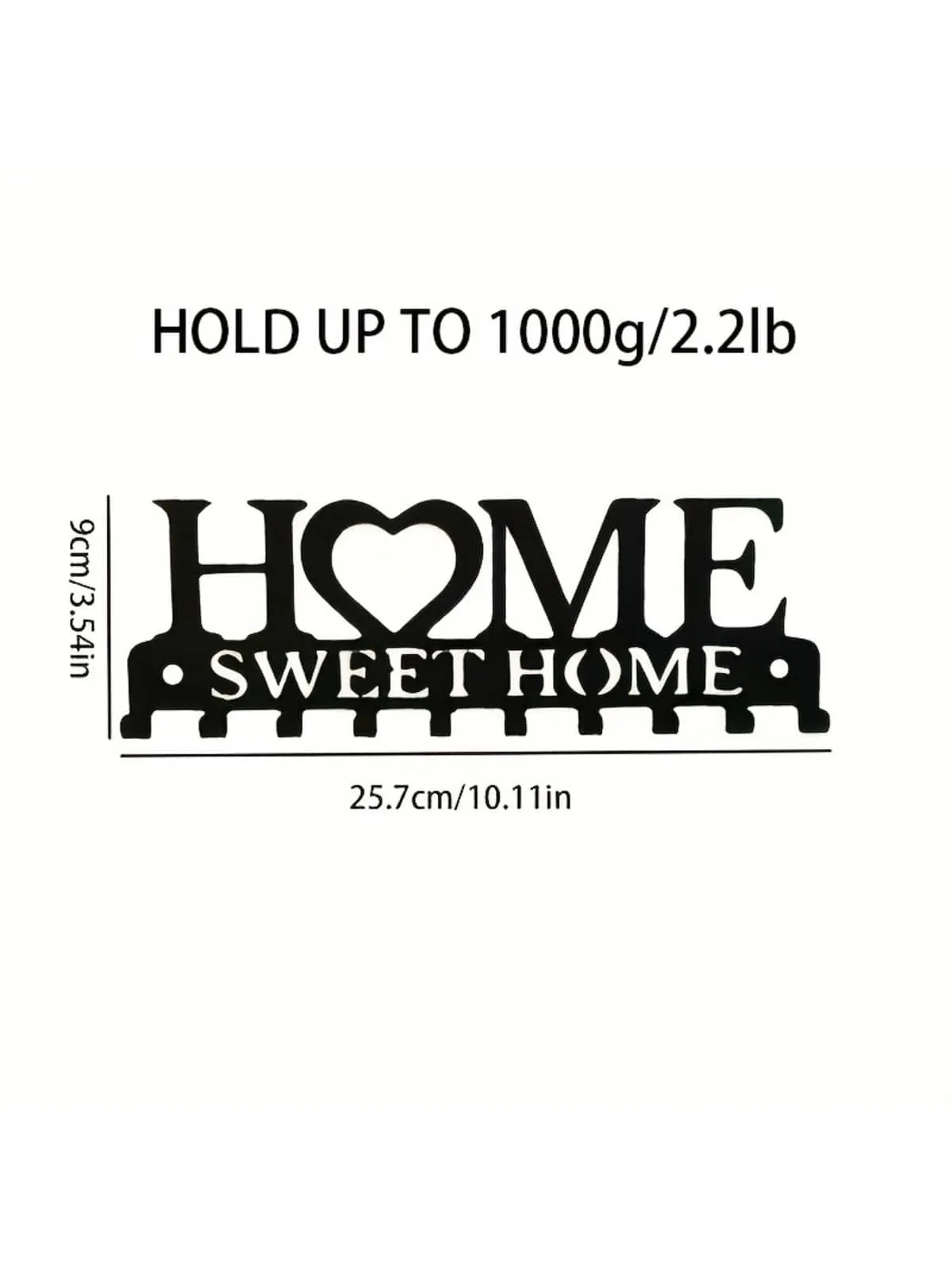 Key Holder for Wall Mount Sweet Home Organizer Decorative