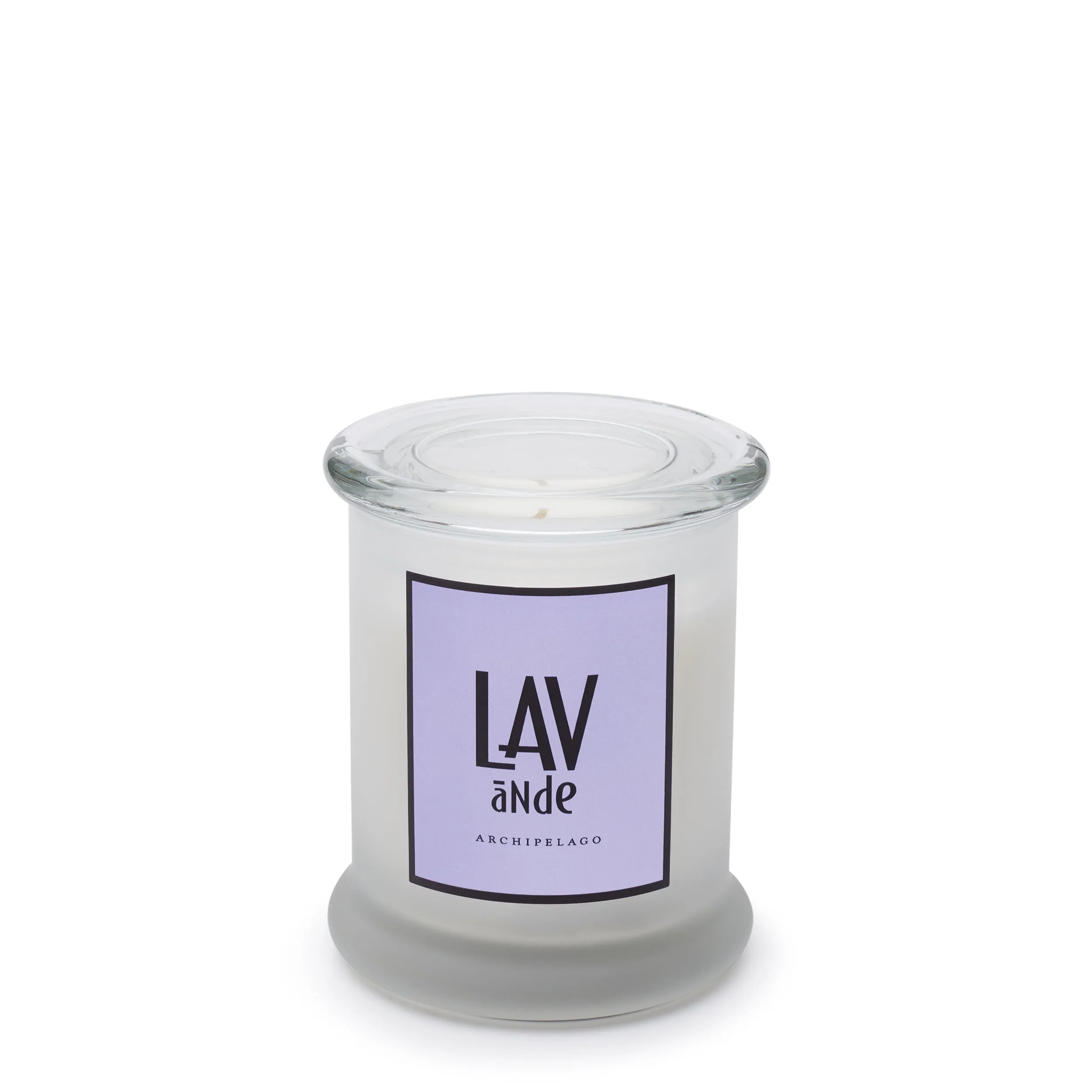 Lavande Frosted Jar Candle