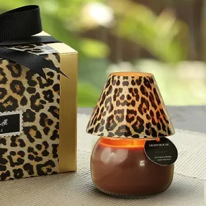 Lighthouse Candle Scented Candle Glass Lamp for Relaxation, Home Decoration and Gifting - Arabian Oudh Aroma