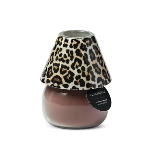 Lighthouse Candle Scented Candle Glass Lamp for Relaxation, Home Decoration and Gifting - Arabian Oudh Aroma