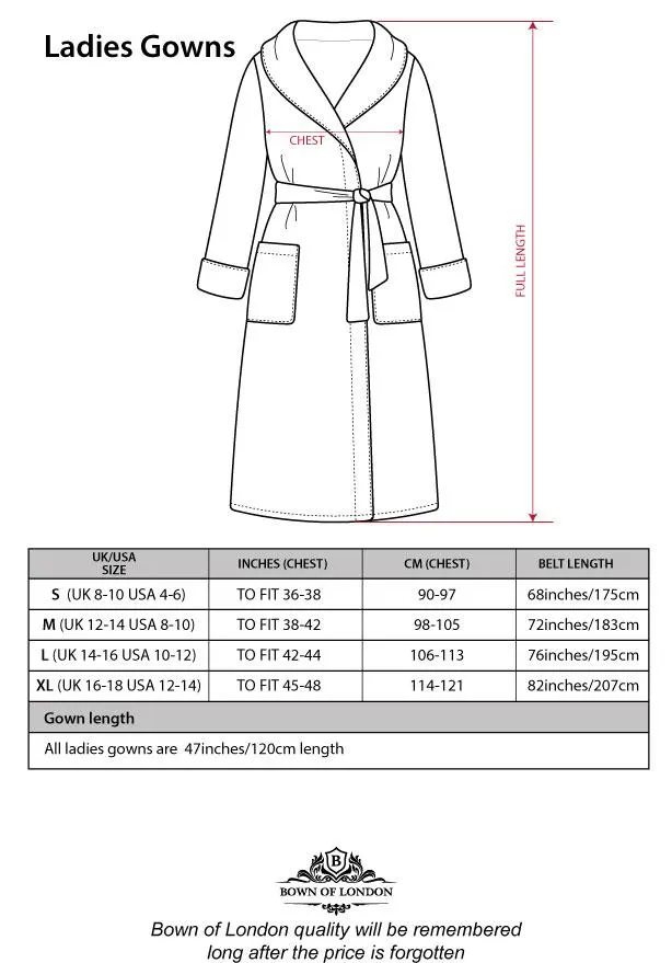 Lightweight Dressing Gown - Gatsby Paisley Blue
