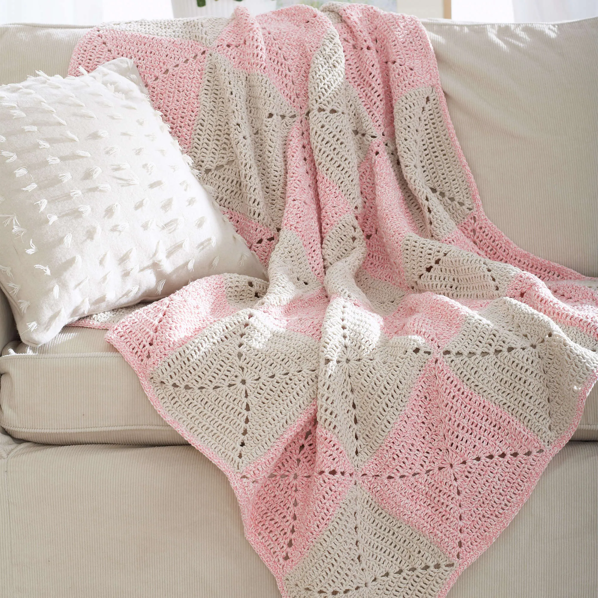 Lily Sugar'n Cream Twists Crochet Blanket
