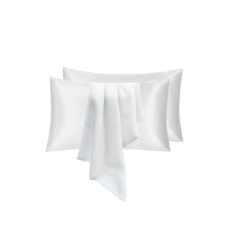 Linenova Silky Smooth Satin King Pillowcase 2 Pack