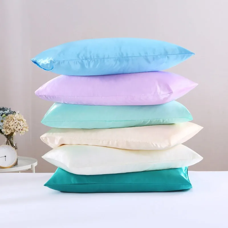 Linenova Silky Smooth Satin King Pillowcase 2 Pack