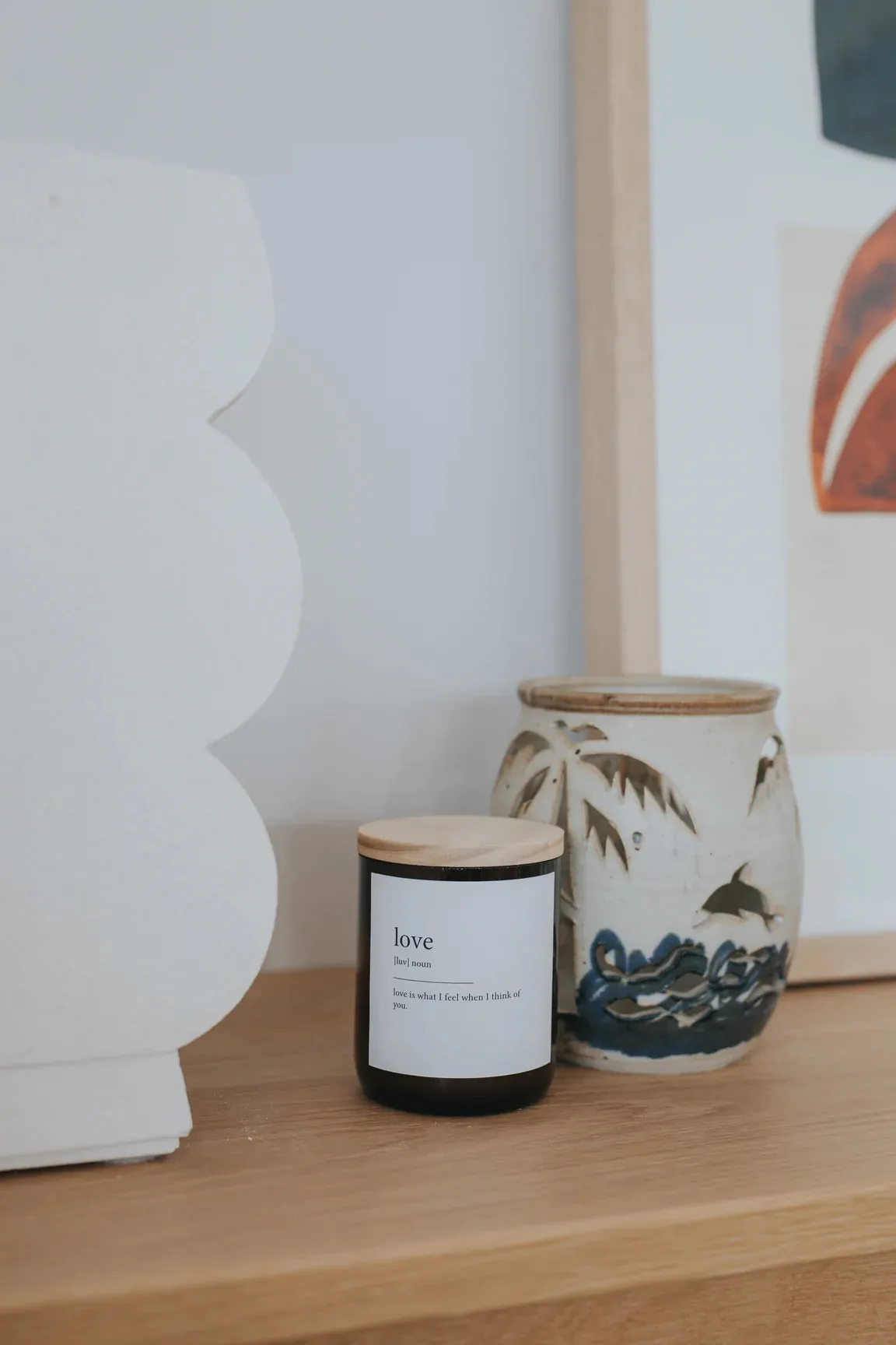 'LOVE' - Dictionary Meaning Soy Candle
