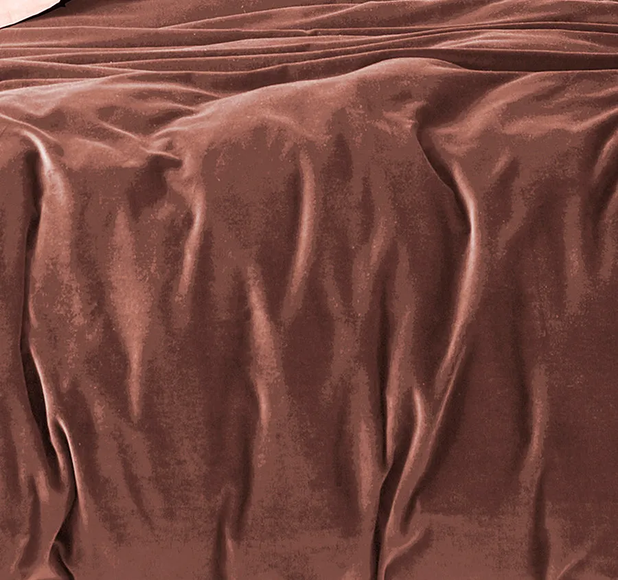 Luxury Velvet Quilt Cover Range Clove
