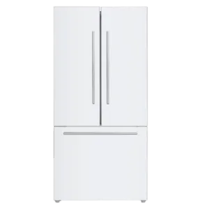Marathon MFF208WFD 20.8 cu.ft. White French Door Bottom  Mount Frost Free Refrigerator