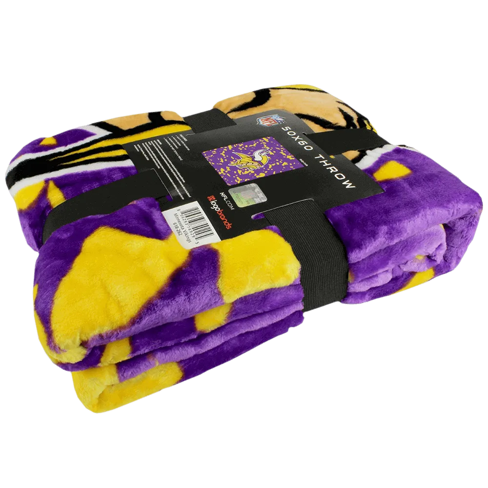 Minnesota Vikings Throw Blanket, 50" x 60"