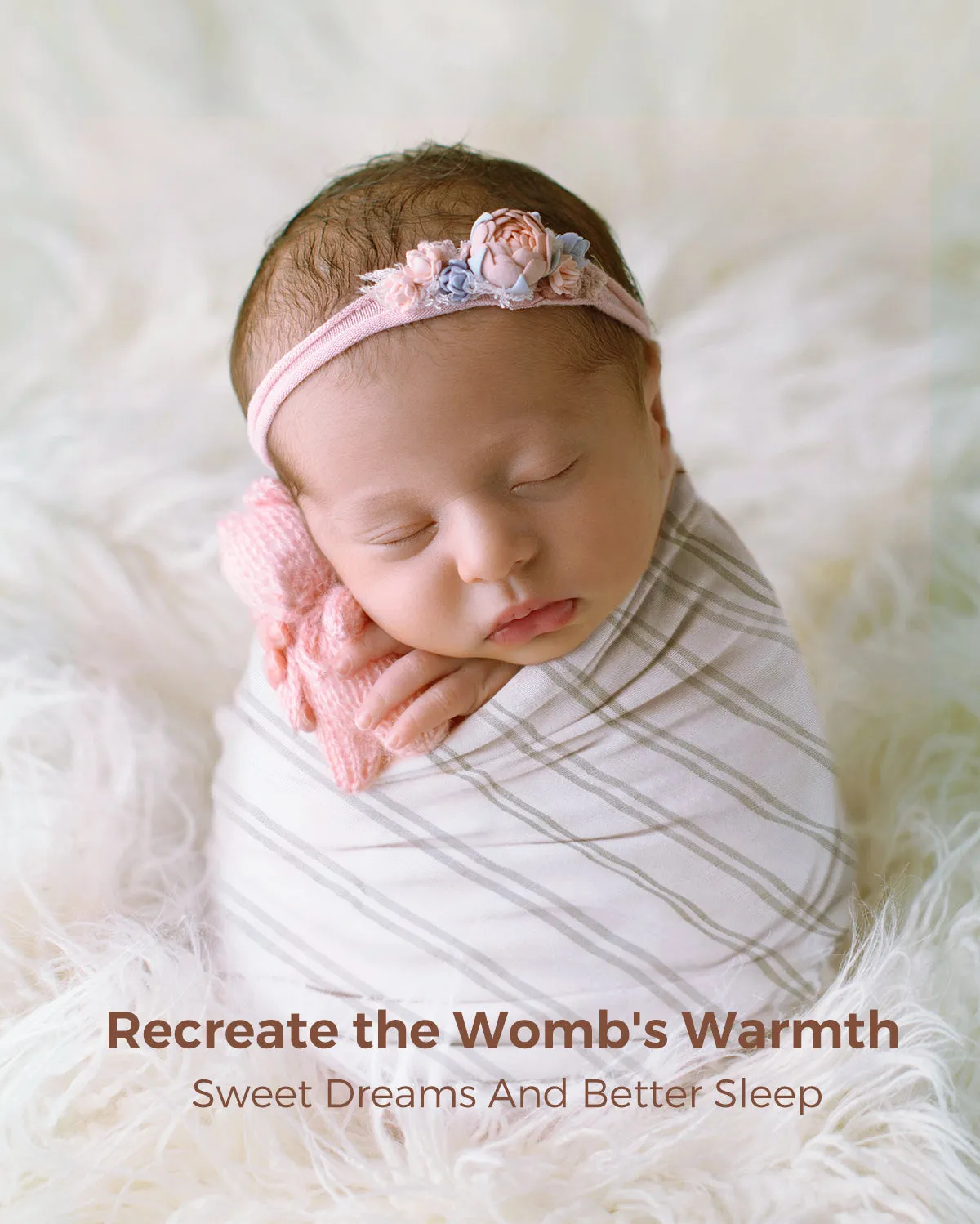 Momcozy Softness Swaddle Blankets -  Lovely Rabbit (2 Pack)