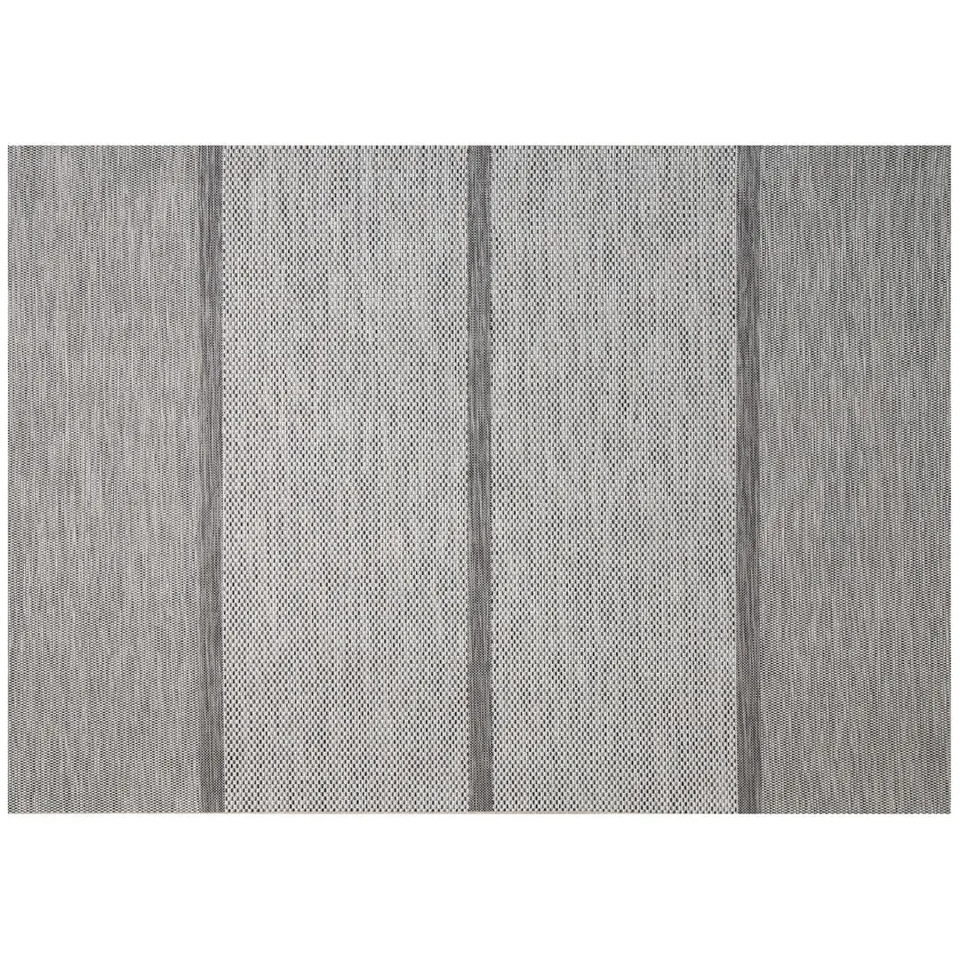 Moroccan Textured Taupe Indoor/Outdoor Rug