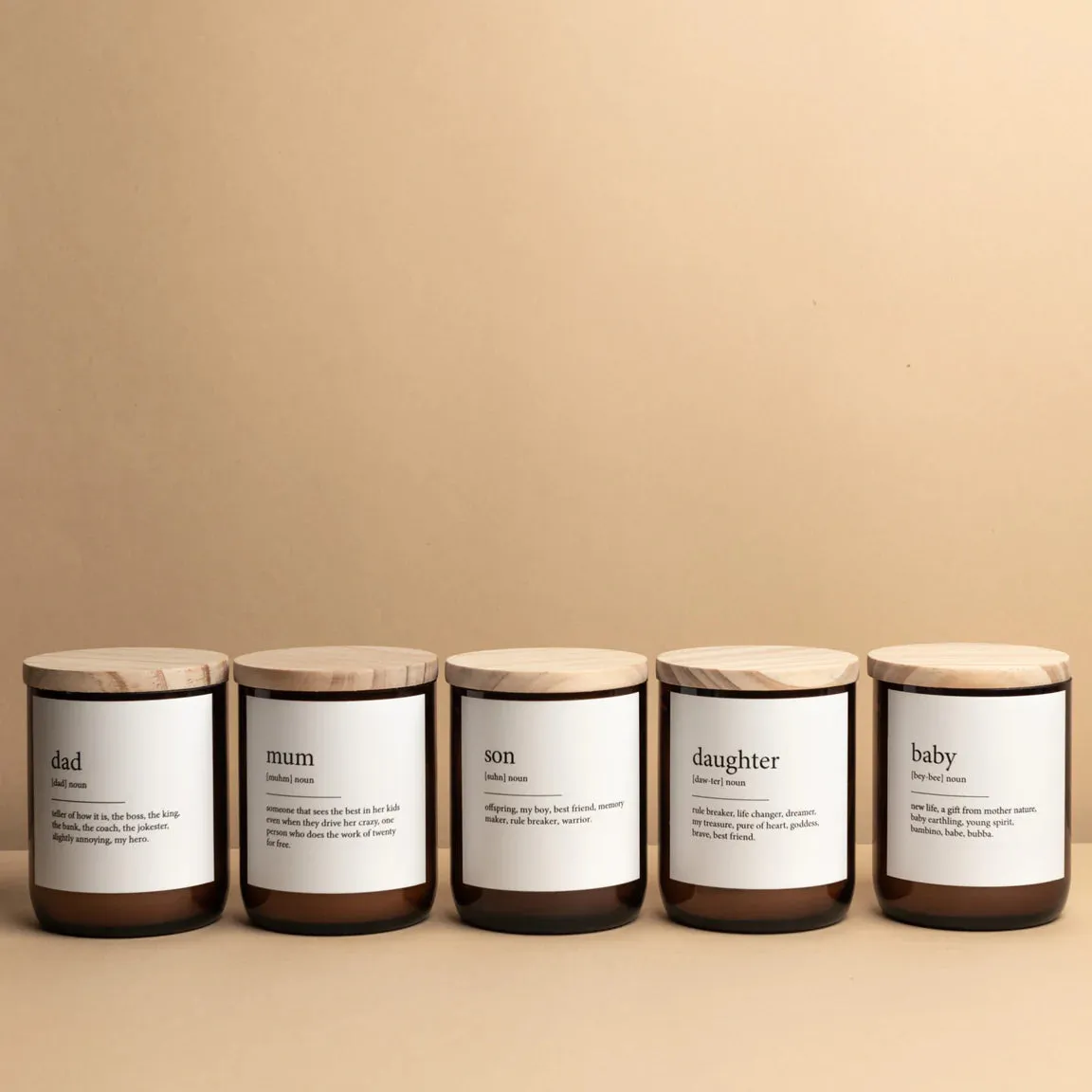 'MUM' - Dictionary Meaning Soy Candle'