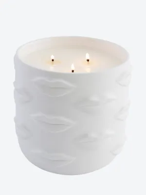 MUSE BOUCHE 3 WICK CANDLE WHITE