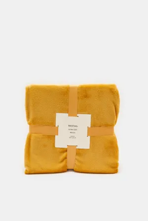 Mustard Ultra Soft Blanket
 (Double Size)