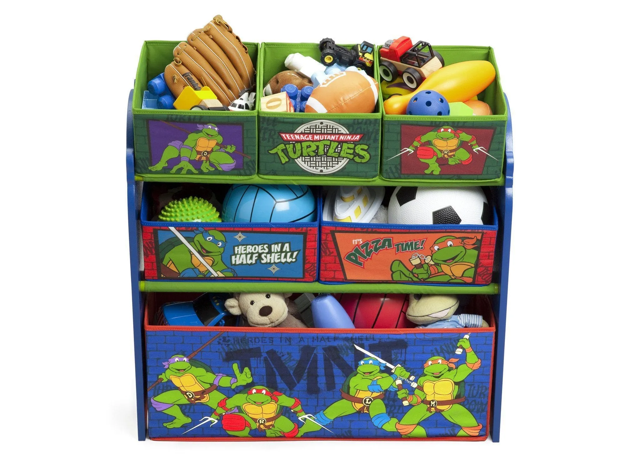 Mutant Ninja Turtles Multi-Bin Toy Organizer