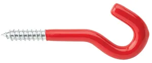 National Hardware 2211BC N271-014 Storage Screw Hook, 50 lb, 11/16 in Opening, Steel, Red :EA: QUANTITY: 1