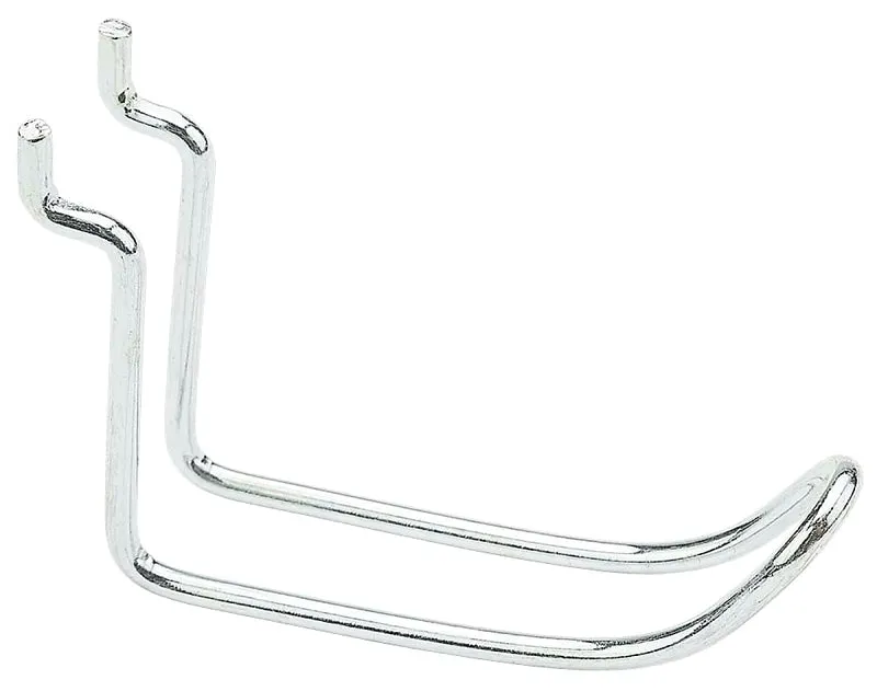 National Hardware N180-031 Peg Hook, 3 in, 1/8, 1/4 in Opening, Steel, Zinc :CD 2: QUANTITY: 1