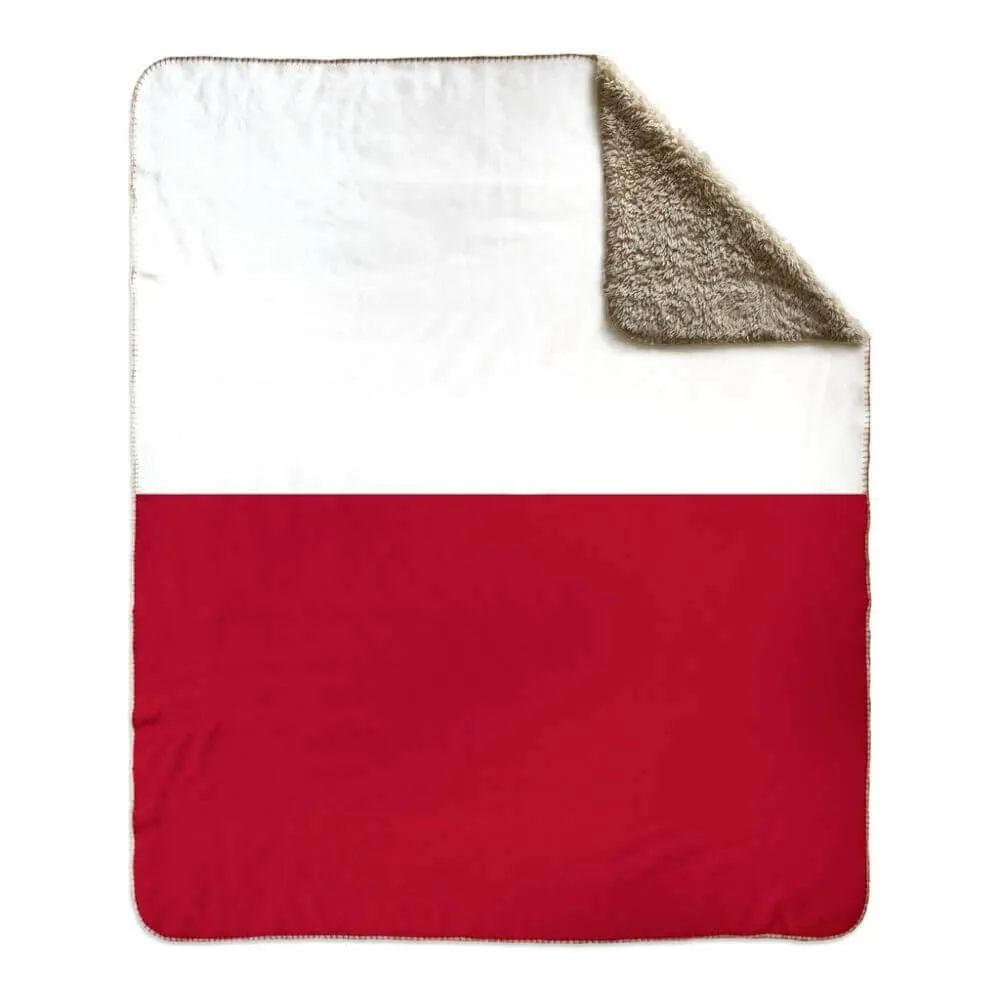 Nautical Signal Flag Fleece Sherpa Blanket, Choose A-Z