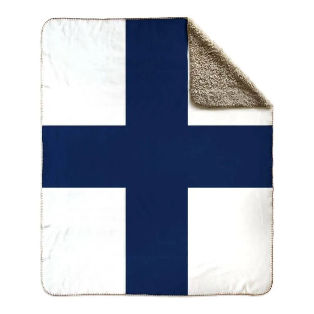 Nautical Signal Flag Fleece Sherpa Blanket, Choose A-Z