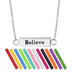 Necklace Diffusers Without Oils BELIEVE (BAR)